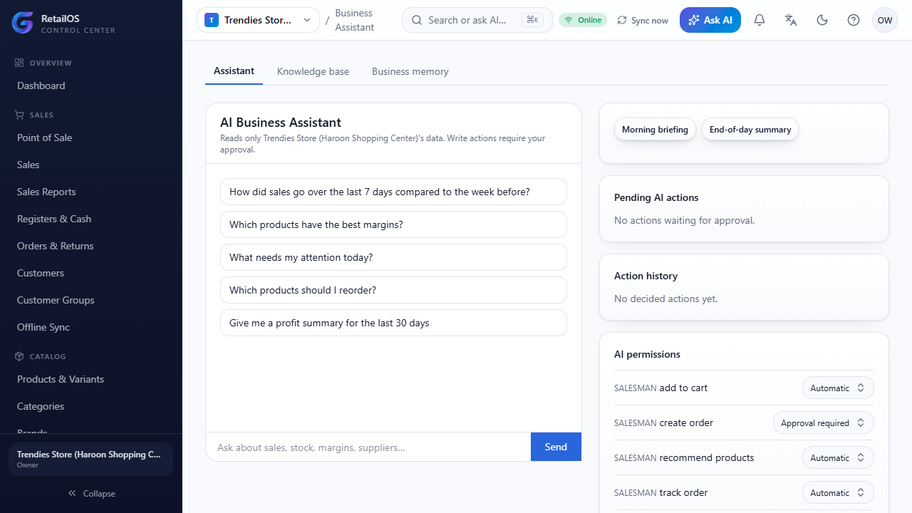 AI business assistant